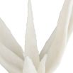 Aloe shaped white stone sculpture