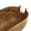 Brass finish bowl centerpiece