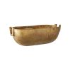 Brass finish bowl centerpiece