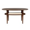 Together Coffee Table - Square - Dark Oak