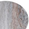 Luxurious brown and grey marble side table