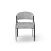 Pavilion Dining Chair (Crib 5) - Talbot Freckle & Matt Black