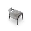 Pavilion Dining Chair (Crib 5) - Talbot Freckle & Matt Black