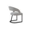 Alfie Dining Chair (Crib 5) - Talbot Freckle & Matt Black