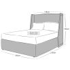 Cuthbert Upholstered Kingsize Bed