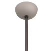 sleek light grey ceiling light with extendable drop