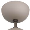 sleek light grey ceiling light with extendable drop