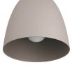 sleek light grey ceiling light with extendable drop