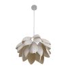 Petal shaped chandelier with broken effect 