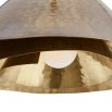 shell-shaped wall light or flush mount in gold