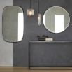 Cut Round Wall Mirror