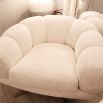 Ex-Display Sunset Swivel Chair - Lyssa Off-White