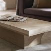 Curvaceous coffee table in sculptural design