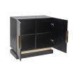 A sophisticated sideboard by Liang & Eimil crafted from luxury oak with polished brass accents