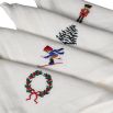 Christmas Cheer Embroidered Napkins - Set of 4