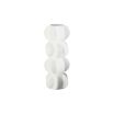 White organic sculptural vase