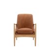 Ostro Armchair - Brown Leather