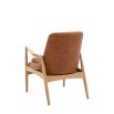 Ostro Armchair - Brown Leather