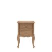 French-style wooden bedside table