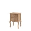 French-style wooden bedside table