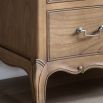 French-style wooden chest of five drawers