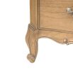 French-style wooden chest of five drawers