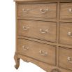 French-style wooden chest of six drawers