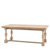 Rustic and sophisticated dining table with detailed legs