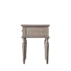 Rectangular wooden side table