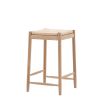 Wooden stool with elegant rope top