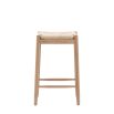 Wooden stool with elegant rope top