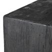 Black wooden pedestal