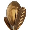 South American inspired tropical fruit sculpture crafted from vintage brass