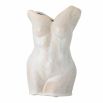 Stone sculpted vase in shape of woman's torso