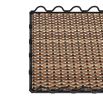 Natural rattan tray with wavy black vessels