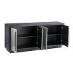 Modern sideboard with cerused textured ash veneer