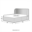 Pierre Kingsize Bed