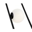 Luca Floor Lamp - Matte Black/Opal White