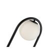 Luca Floor Lamp - Matte Black/Opal White