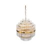 Gem Pendant Lamp - Brass/Clear