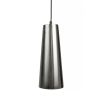 Sumptuously striking pendant in a matte nickel finish