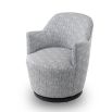 Artisan upholstered chair in a beautiful black and white