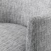 Artisan upholstered chair in a beautiful black and white