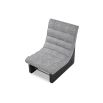 A contemporary chair by Liang & Eimil with a gorgeous grey upholstery and stylish shape