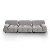 A stylish modular by Liang & Eimil with a deep button design and gorgeous grey upholstery