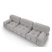 A stylish modular by Liang & Eimil with a deep button design and gorgeous grey upholstery