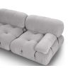 A stylish modular by Liang & Eimil with a deep button design and gorgeous grey upholstery