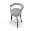 Josephine Bar Stool - Grey