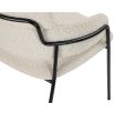 Modern take on the tub chair with boucle sand upholstery