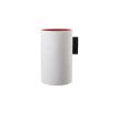 Santi II Ceramic Vase - White and Red